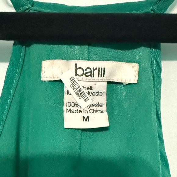 Bar III Green Pleated Maxi Dress - Picture 5 of 5